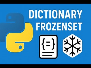 Python Dictionary & Frozenset Tutorial for Beginners | With Easy Examples