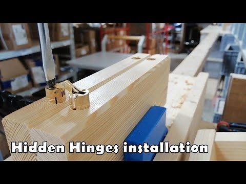Hidden Hinges installation - Cylindrica 12mm