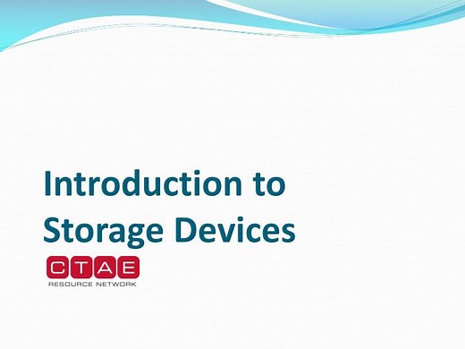 Introduction to Storage Devices - SlideServe