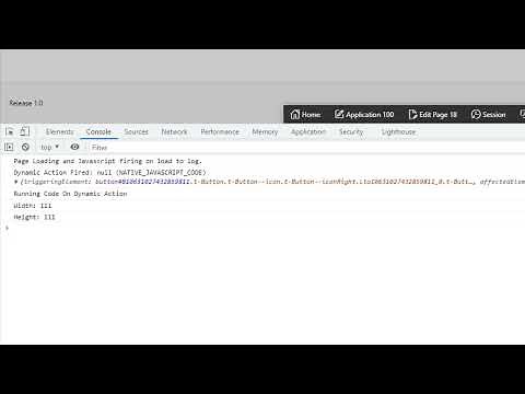 Oracle APEX: JQuery/Javascript Syntax to get and set items inside Dynamic Action 3 min.