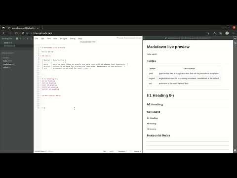 Markdown Preview - Phoenix Code Editor
