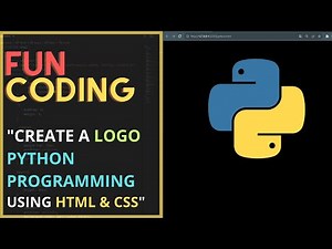 Create a Logo "Python Programming" using HTML and CSS
