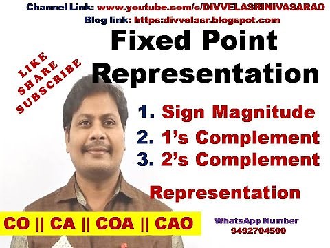 Fixed Point Representation || Signed Binary Numbers || Sign Magnitude Representation || DLD | STLD