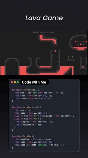 Create a Lava Jump Game using HTML, CSS & JS 🔥 (Shorts)