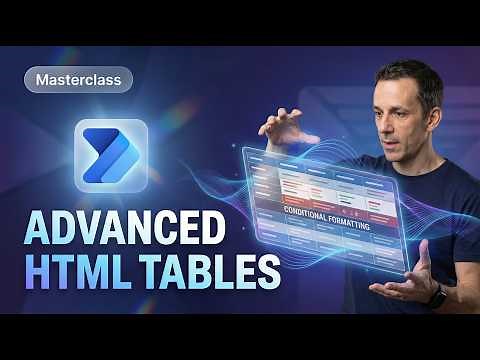 Build Advanced Power Automate HTML Tables with Dynamic Formatting Tutorial