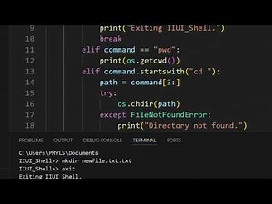 Create Your Own Shell in Python | Build a Mini Terminal + Convert to .EXE | Full Tutorial