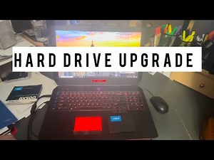Adding Storage To My Old Alienware 17 R3 Dell Laptop - BX500 Crucial 1TB Disk Management