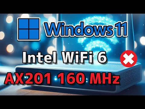 Fix Intel WiFi 6 AX201 160 MHz Adapter Experiencing Driver or Hardware Problem Surface Windows 11/10