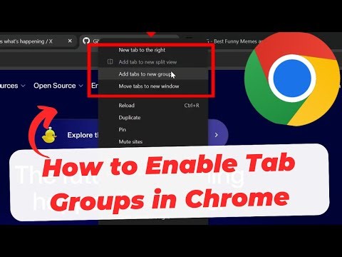 How to Enable Tab Groups in Chrome