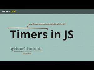 Meet the Timers: setTimeout, setInterval, and requestAnimationFrame