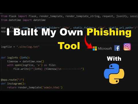 I Built My Own Phishing Tool with Python (Flask) – Ethical Hacking Experiment