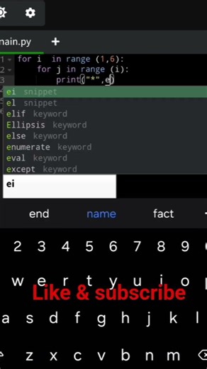 How to print Right-Angled Triangle pattern in python.