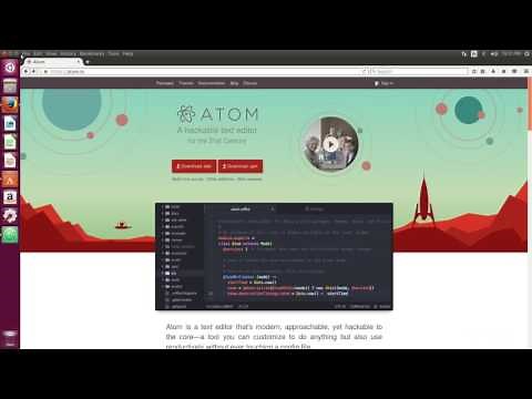 Instalar Atom en Ubuntu