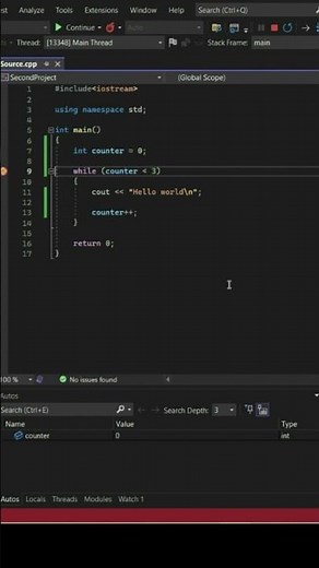 How to use breakpoint in Visual Studio breakpoint #coding #programming #programminglanguage