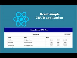 React simple CRUD application | React Hooks | Typescript