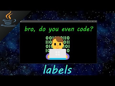 Java labels 👨‍💻