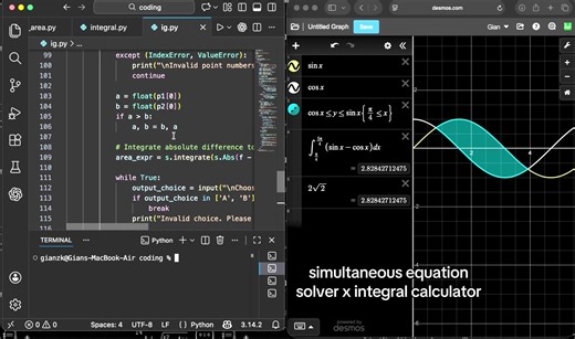 Innovative Python Coding for Math Solutions
