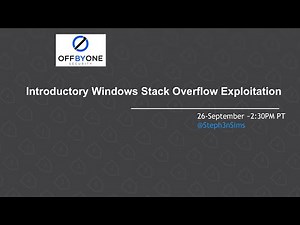 Introductory Windows Stack Overflow Exploitation