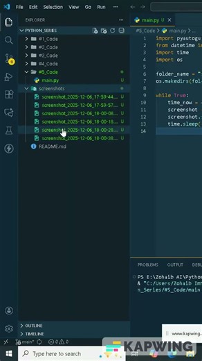 This Python Script Can Secretly Take Screenshots 😱 Educational Purpose