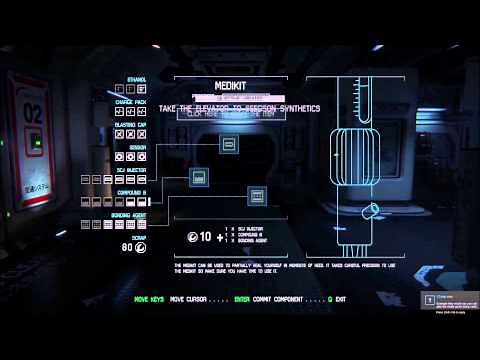 Alien Isolation: How to craft a medikit
