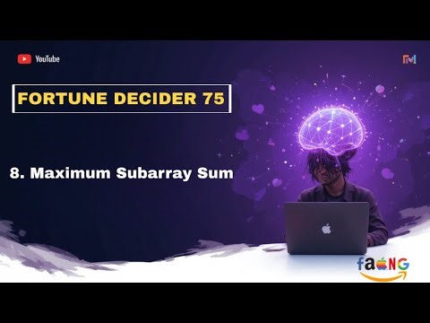 Max Subarray Sum | Kadane’s Algo | Prefix Sum