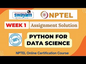 Python for Data Science Week 1 Assignment 1 Solution | NPTEL | Swayam | Jul - Dec 2023