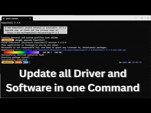 Update All Drivers & Software in Windows 10 Using CMD