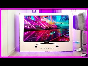 INSANE 55" 4K OLED GAMING MONITOR! Alienware AW5520QF