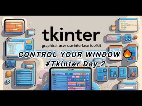 Tkinter Window Methods Explained | title(), geometry(), resizable() | Python GUI Day 2