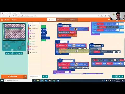 MakeCode Arcade: AI Behaviors, Patrolling and Chasing enemies, Random movement of enemies