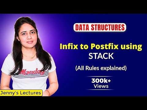 3.5 Infix to Postfix Conversion Rules using Stack | Data structures Tutorials