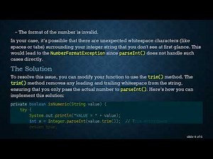 Solving the NumberFormatException: Parsing Integers in Java