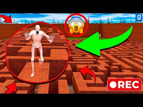 ONE VERY BIG MUTANT SCP 096 VS ALL HUMAN ON EARTH in BIG MAZE in Gmod!