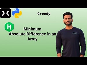 Minimum Absolute Difference in an Array | Greedy | HackerRank