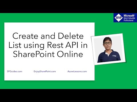 Create list in sharepoint online using rest api | Delete list in SharePoint Online using Rest API