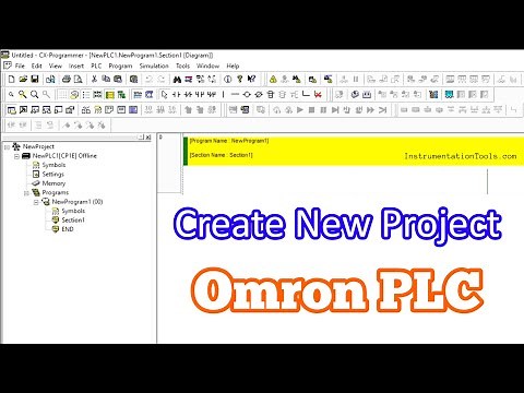 How to Create New Project in Omron PLC? - CX Programmer - CX One