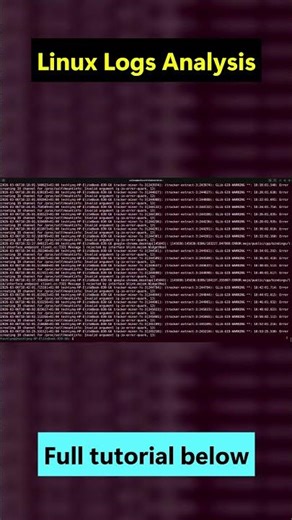 Why SOC Teams Can't Skip This Linux Log Technique #shorts #devops