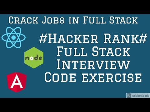 Hacker Rank Full Stack React Code Example #01