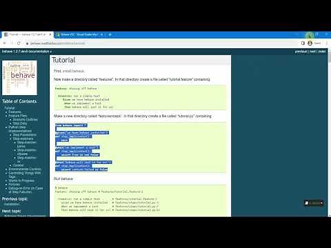 Behave BDD - Getting Started with Behave in VSCode | BDD Testing in Python 🐍✅