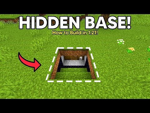 EASY Secret Base in Minecraft FOR ANY WORLD! (1.21+)