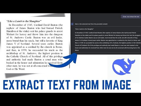 How To Extract Text From An Image With DeepSeek AI - No Errors