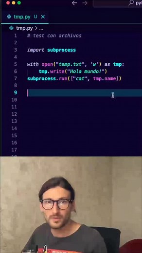Evita archivos basura en tu código Python | Tempfile #python #programacion #javascript #tech #tecnologia #html #ingenieria #antiprofe #tips | Linkfydev