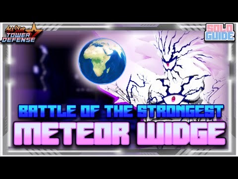 [ BOROS RAID ] Meteor Widge / Alien Boss Raid Solo Guide | All Star Tower Defense