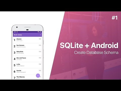 SQLite + Android - Create Database Schema (Book Library App) | Part 1