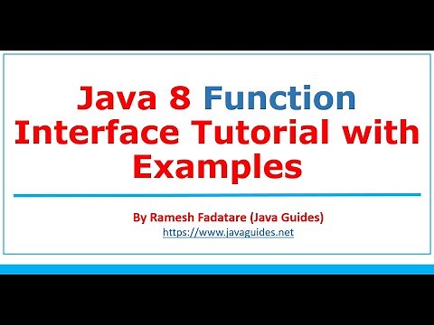 Java 8 Function Interface Tutorial with Examples | Lambda Expression