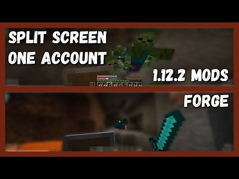 How To Play Minecraft Split Screen On Java Using Forge 1.12.2 Mods With Controllers