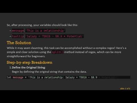 How to Extract a String Using Regex in JavaScript
