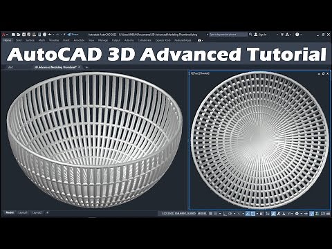 AutoCAD Advanced 3D Modeling Tutorial