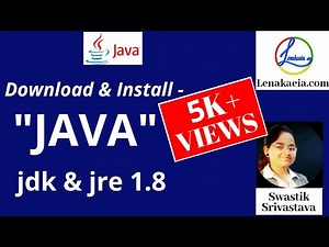 How to download Java jdk and jre 1.8 for Windows 10