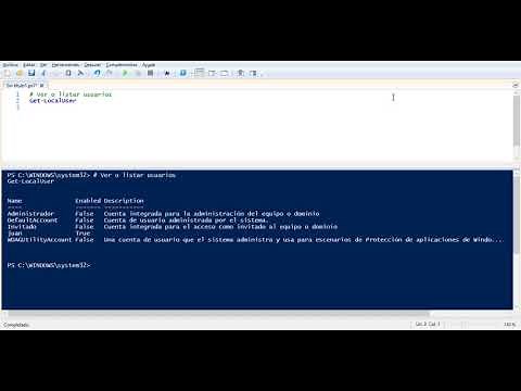 Crear, modificar y borrar usuarios con PowerShell